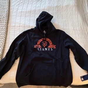 XLT Fanatics Black and Orange Giants Hoodie